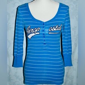 Women's Striped 3/4 Sleeve